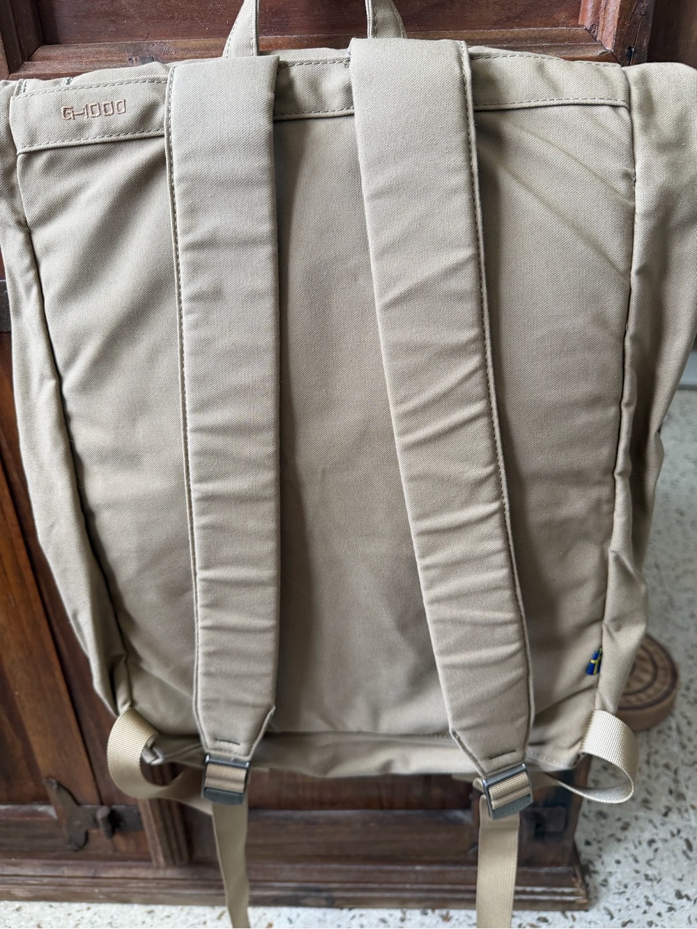 Nwot tan fold sack - Picture 2 of 2